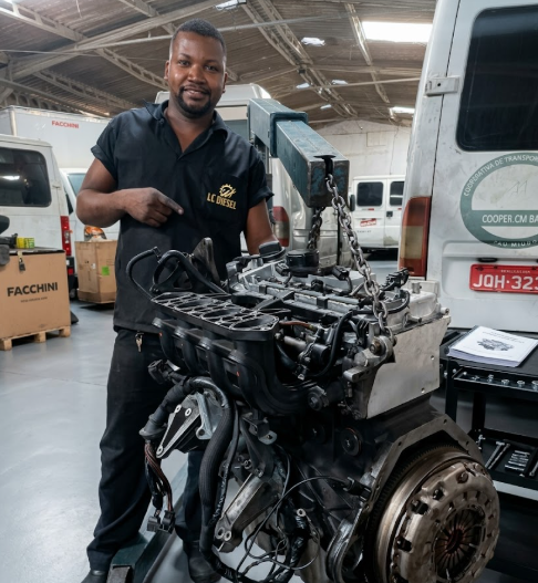 Motor retificado pronto para instalação
